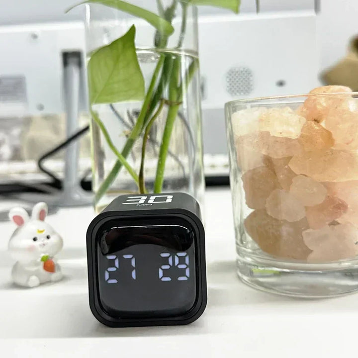 Time Cube SlimTimer – Bærbar LED terningtimer med bevegelsessensor | Skanto
