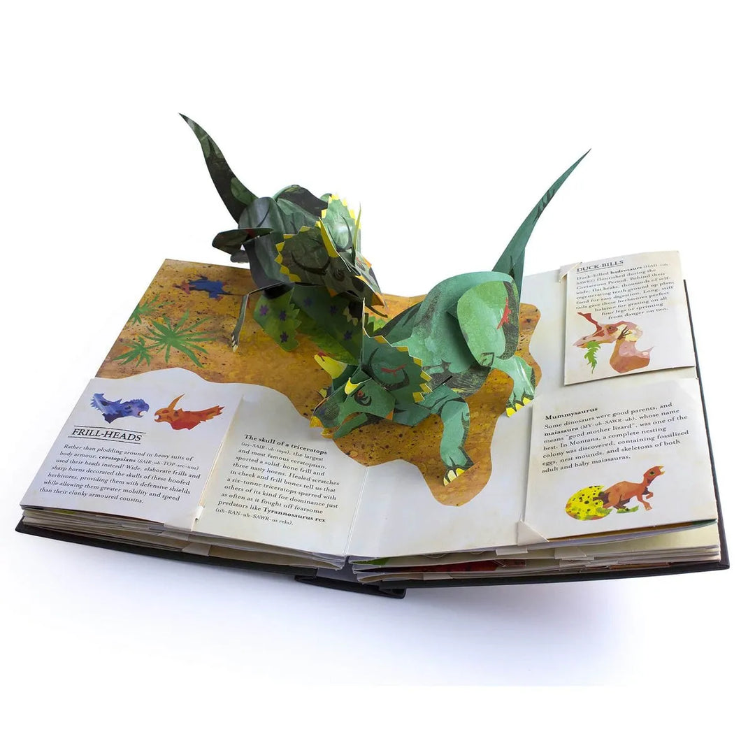 Skanto | DinoWorld 3D Pop-Up Bok | Forhistoriske Dinosaurer & Havmonstre | Innbundet