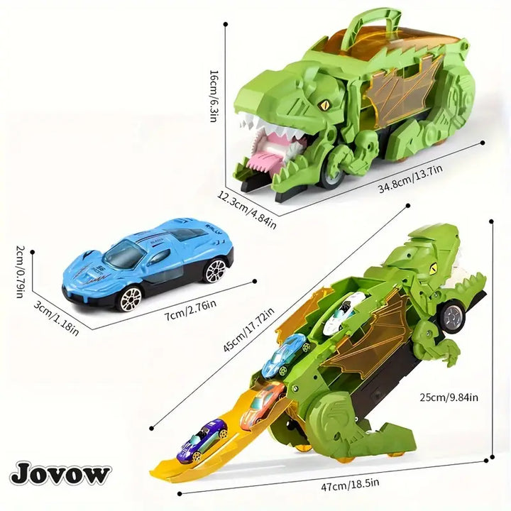 Skanto | Leke Bil Dinosaur Transformer Truck Lekesett