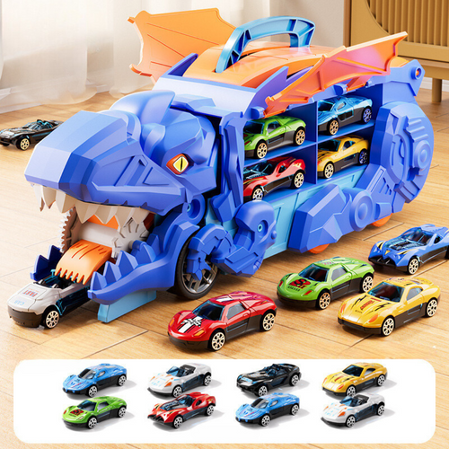 Skanto | Leke Bil Dinosaur Transformer Truck Lekesett