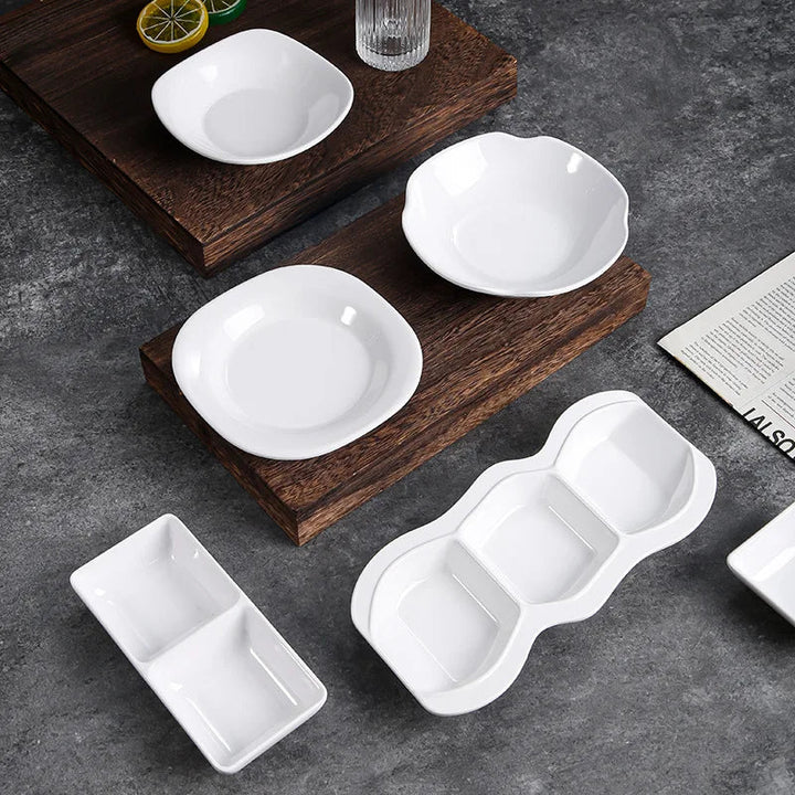 Dipping Skål Multi-grid Fat Tallerken Kjøkken Dressing Retter | Skanto