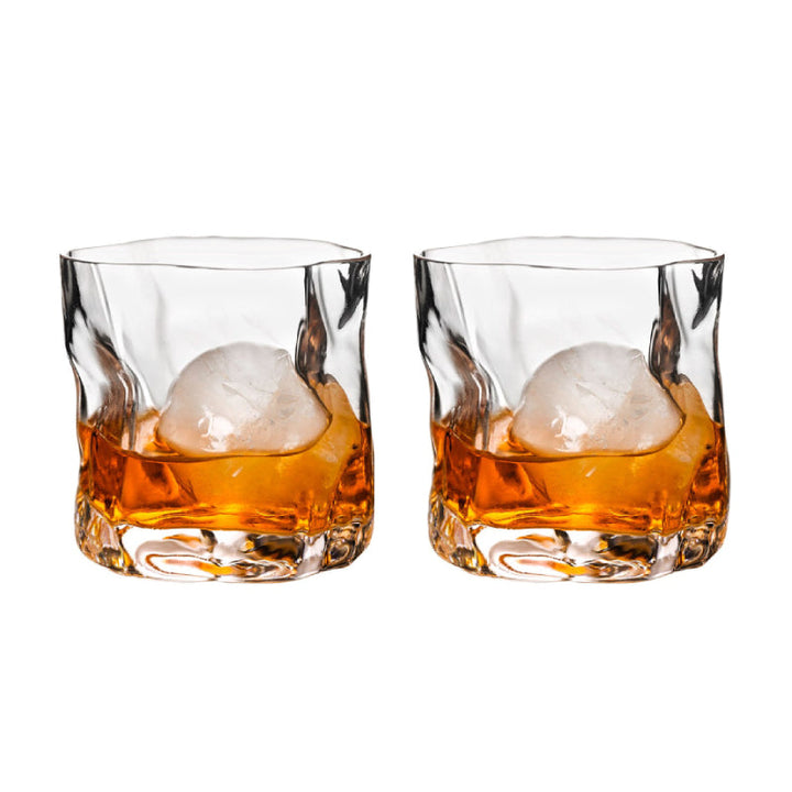 Skanto | Forvrengt Tekstur Whisky Glass Sett