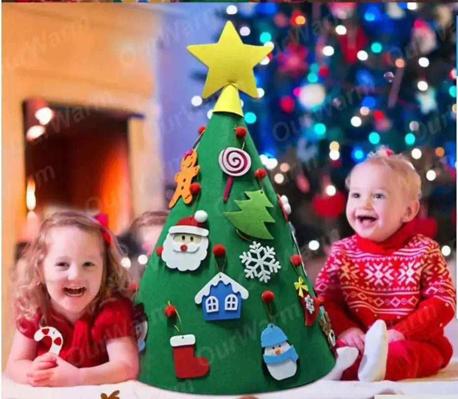 Skanto | DIY Julepynt for Barn - Håndlaget Juletrærveggdekor