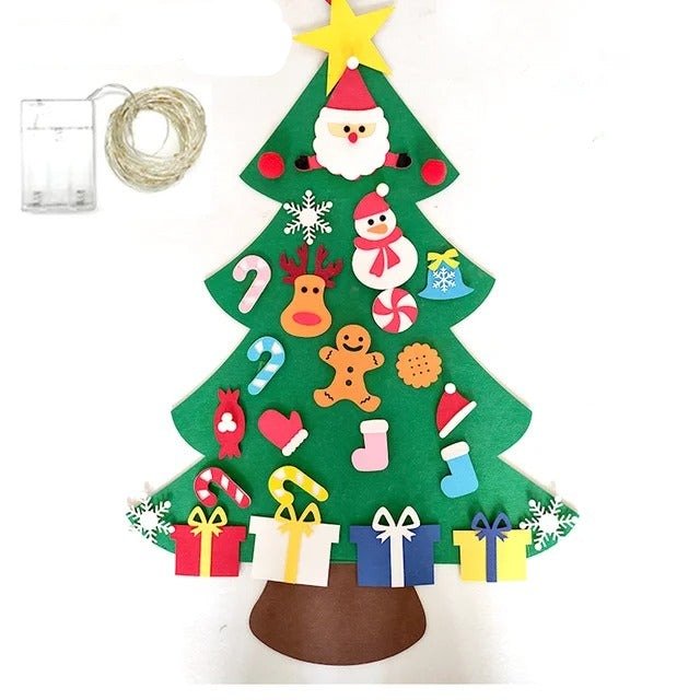 Skanto | DIY Filtnisse Tre med Tilbehør - God Jul Dekorasjoner For Hjemmet