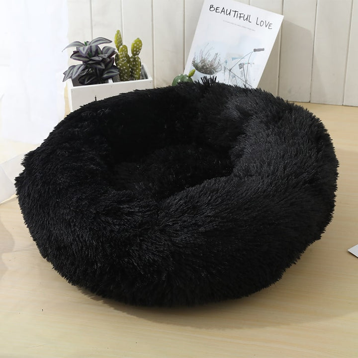 Myk og beroligende donut hundeseng (Mange farger) | Skanto