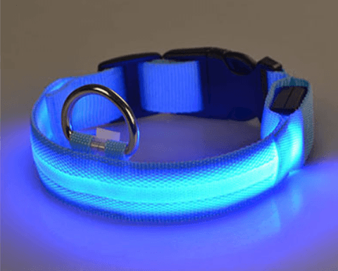 Hundehalsbånd med LED-lys | Skanto