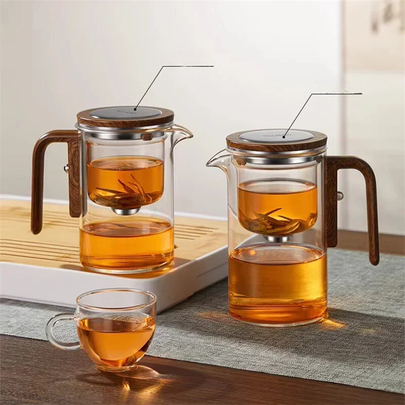 TheePuur Glassfera – Glass Teapot med løs filter for varm og kald te | Skanto