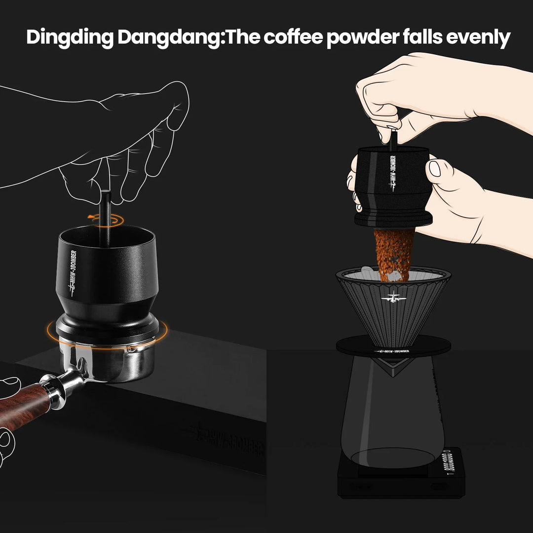 Doseringsshaker Espresso Doseringskopp Kaffe Pulver Mottaker Beholder | Skanto