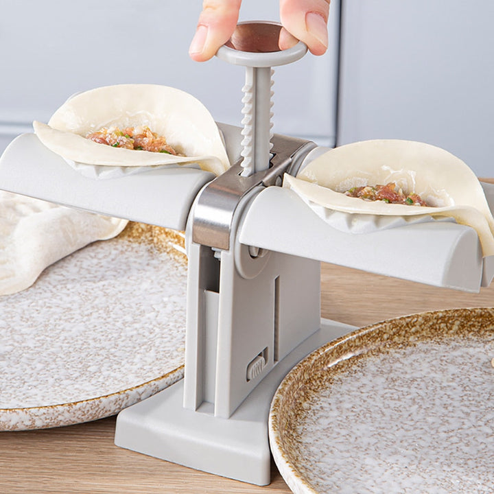 Dobbelt Hoder Automatisk Dumpling Lage Mold Manuell Trykk Maskin | Skanto