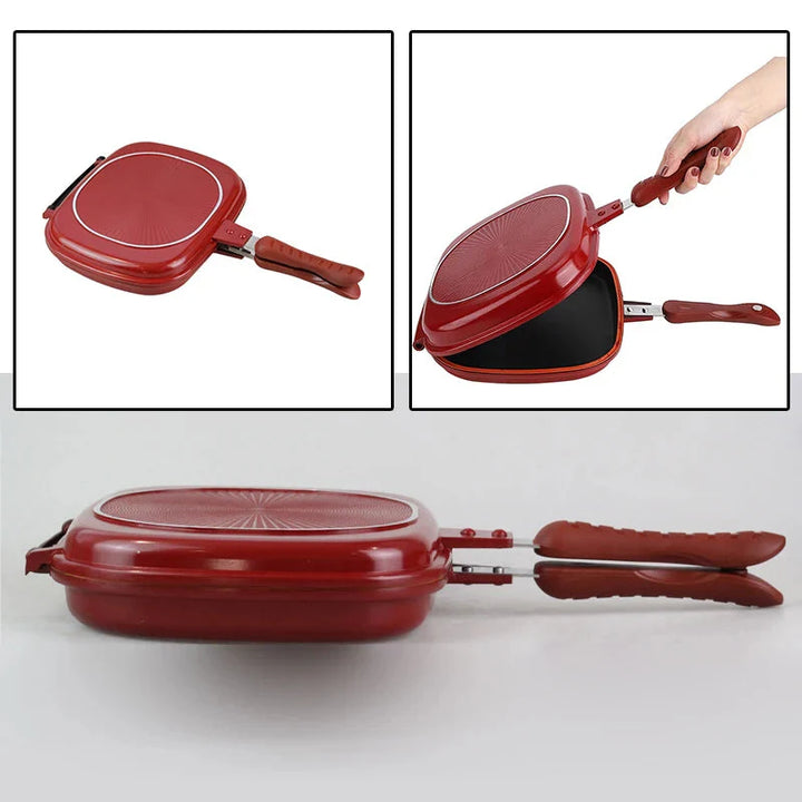 Dobbelt Sides Brød Stekepanne Non Stick Flere Formål Riste | Skanto
