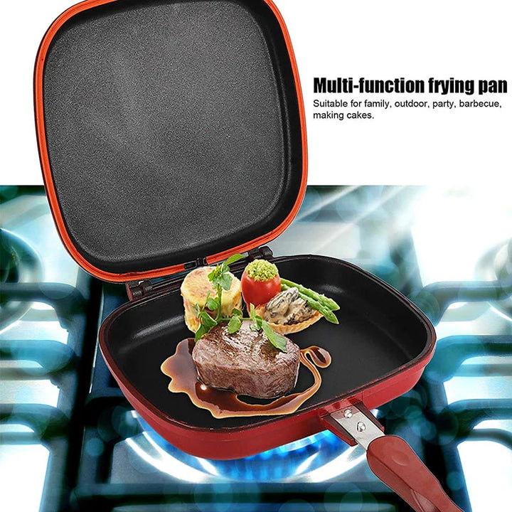 Dobbelt Sides Brød Stekepanne Non Stick Flere Formål Riste | Skanto