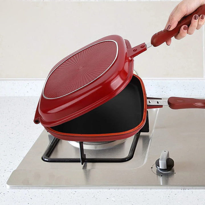 Dobbelt Sides Brød Stekepanne Non Stick Flere Formål Riste | Skanto