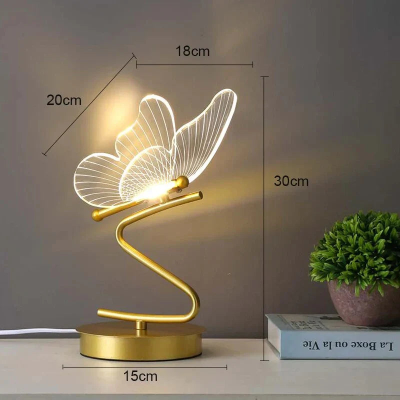 Skanto | Luxe Butterfly LED Bordlampe - ButterflyLuxe