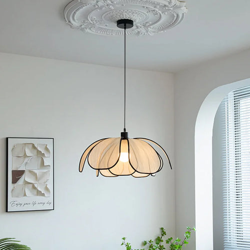 Rattan Pendellampe Tropisk Design – Naturlig Belysning for Stue & Spisestue | Skanto