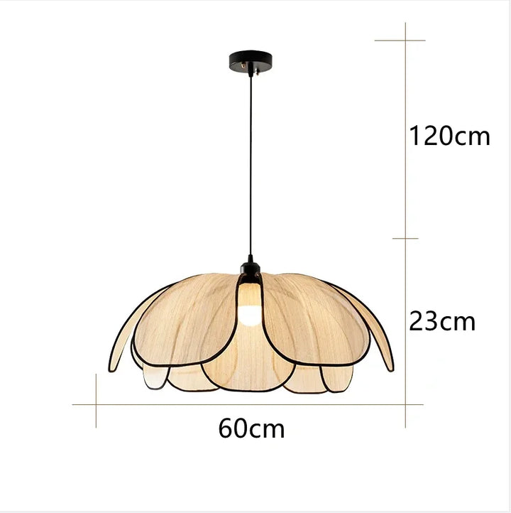 Rattan Pendellampe Tropisk Design – Naturlig Belysning for Stue & Spisestue | Skanto