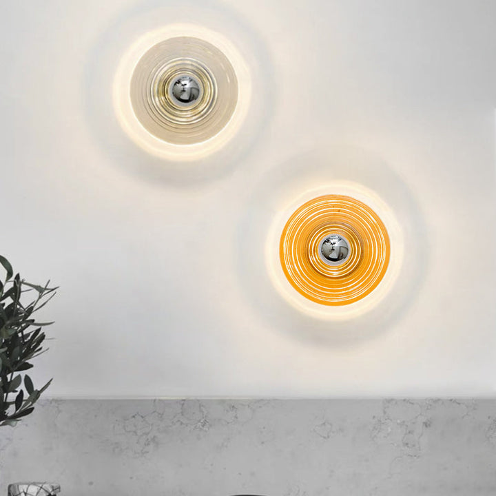 Moderne Bølge Taklampe – Elegant Glasslampe for Stue eller Soverom | Skanto