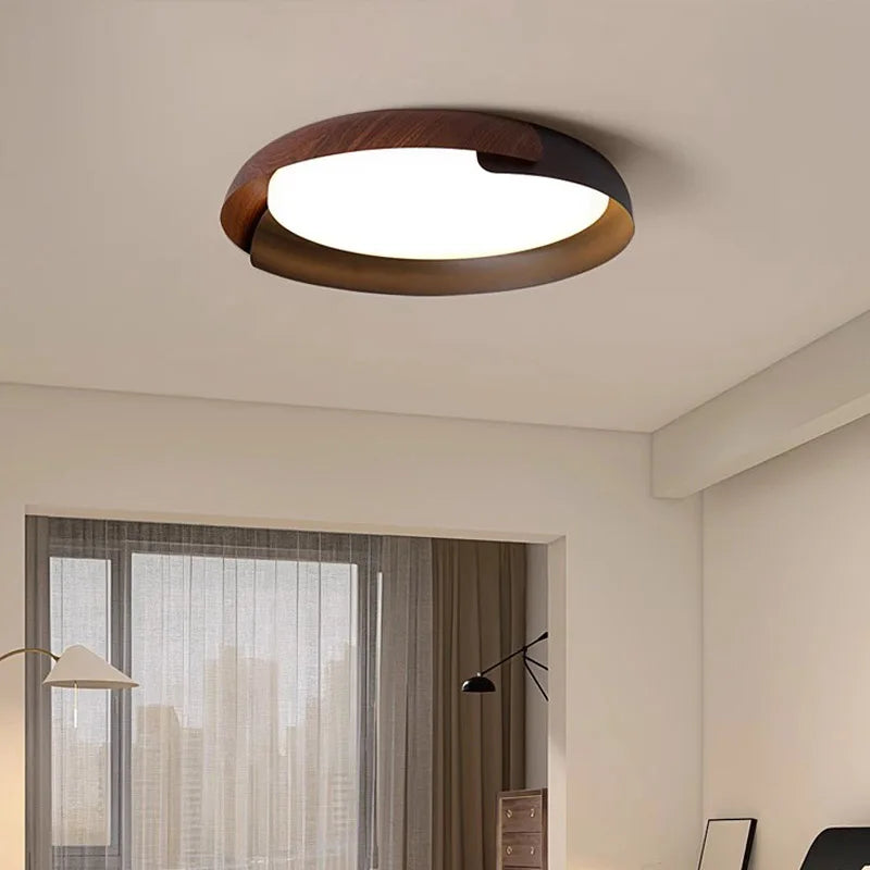 Skanto | Moderne taklamper med tremønster – Elegant LED-belysning for stuen