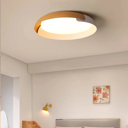 Skanto | Moderne taklamper med tremønster – Elegant LED-belysning for stuen