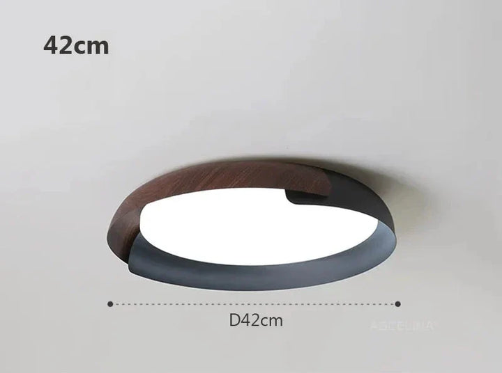 Skanto | Moderne taklamper med tremønster – Elegant LED-belysning for stuen