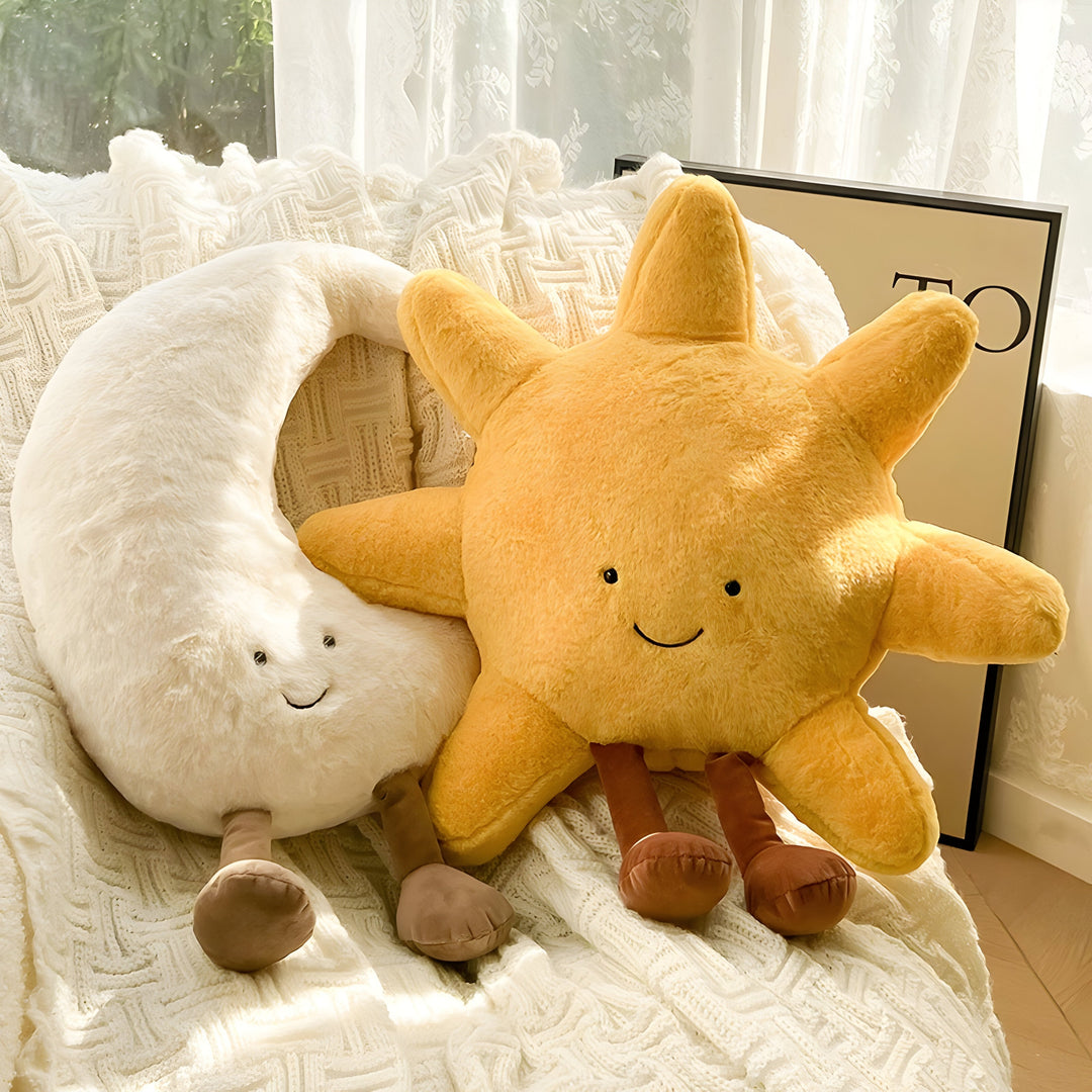 CloudMoon-puter – Myke tatamiputer med måne- og solmotiver