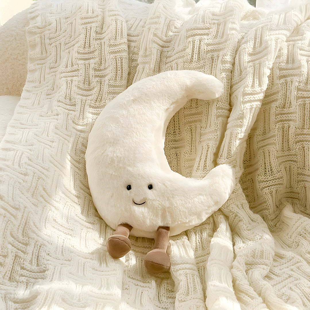 CloudMoon Pute - Myk Måne og Sol Tatami Pute | Skanto