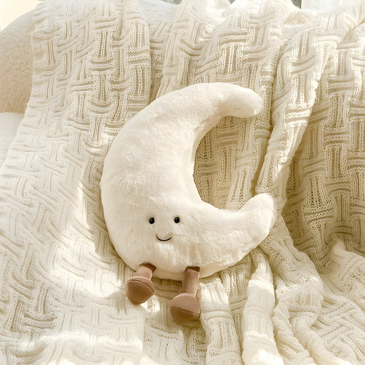 CloudMoon Pute - Myk Måne og Sol Tatami Pute | Skanto