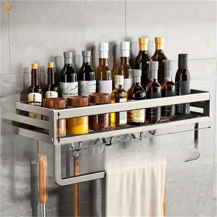 Skanto | Elegant Aluminium Vegghylle for Krydder