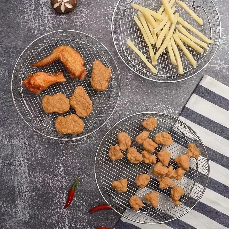 Stabelbare Air Fryer Racks | Plassbesparende steking gjort enkelt | Skanto