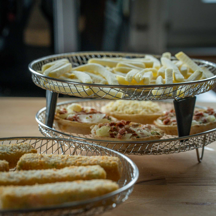 Stabelbare Air Fryer Racks | Plassbesparende steking gjort enkelt | Skanto