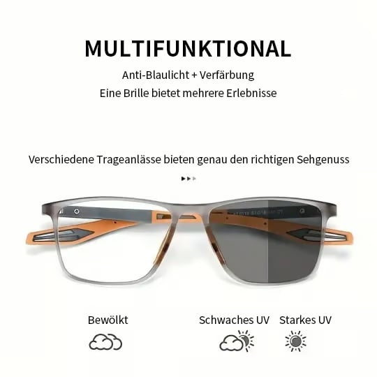 Phototrope Bifokal Briller | Stilige adaptive linser | Skanto
