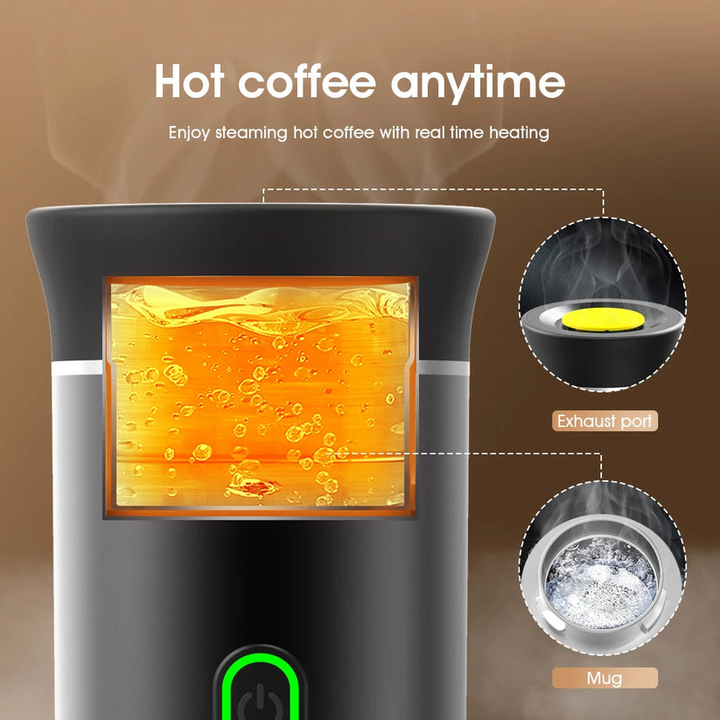 Bærbar kaffemaskin | Brygg hvor som helst og når som helst | Skanto