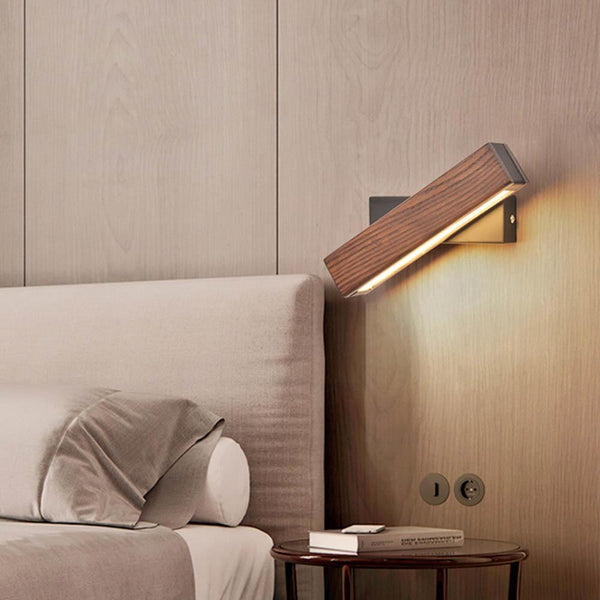 Nordisk svingbar LED vegglampe | Minimalistisk tredesign | Skanto