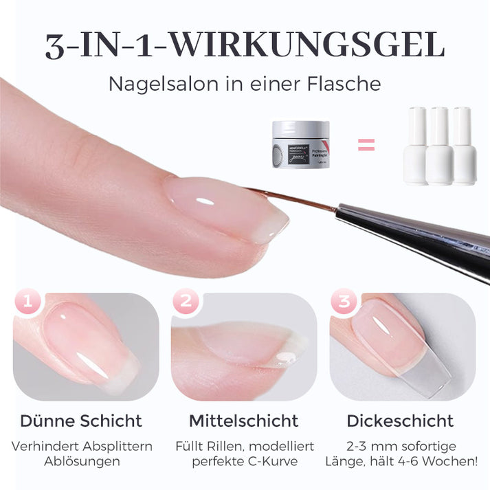 All-in-One Negle Base Gel | Perfekt for Nybegynnere og Profesjonelle Like | Skanto