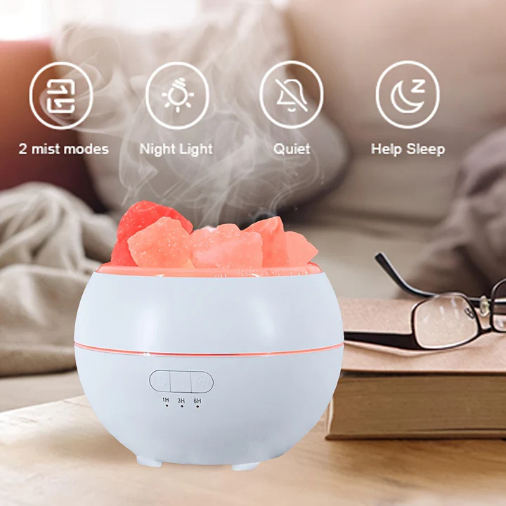Skanto | 3 i 1 Saltlampe Aromaterapi Diffuser
