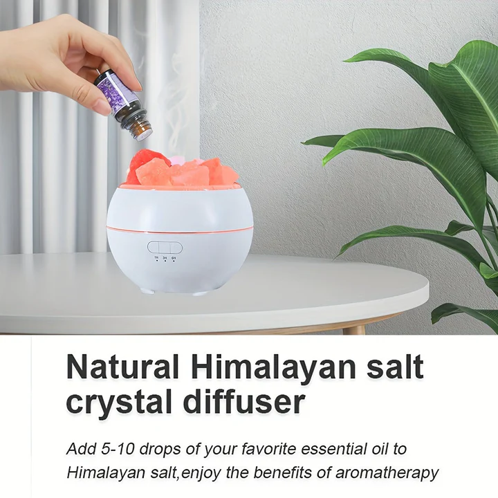 Skanto | 3 i 1 Saltlampe Aromaterapi Diffuser