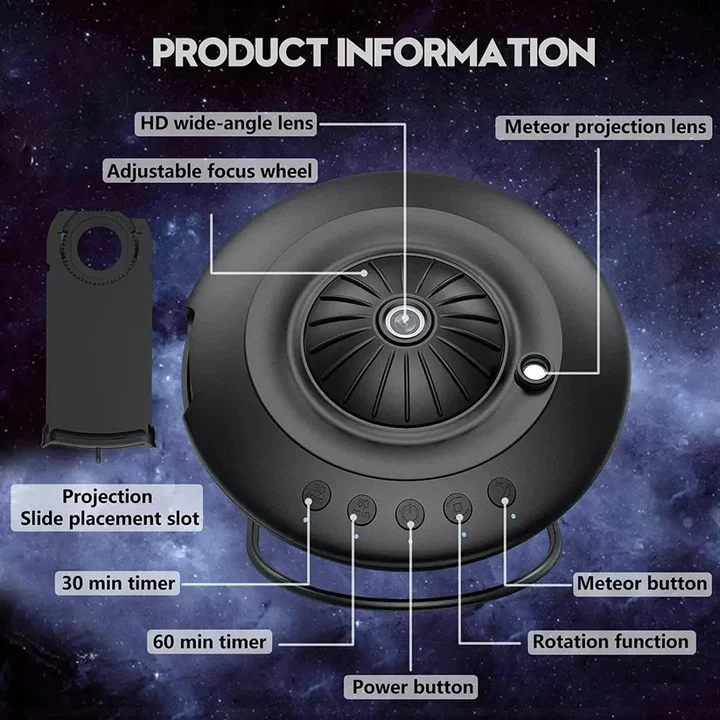 Skanto | Galaxy Prosjektor med Planetarium Effekter