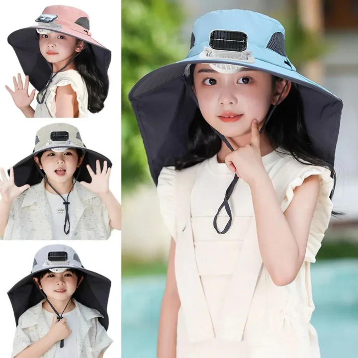 Justerbar Barn Solvifte Hatt | Skanto
