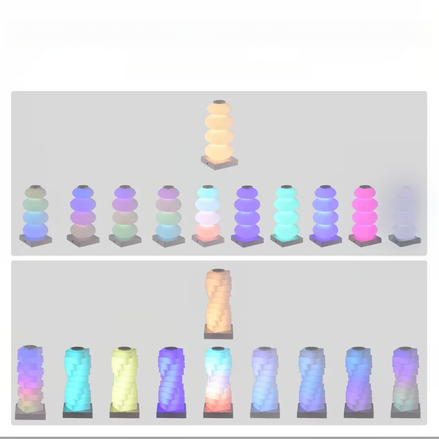 Skanto | RGB LED Nattbordlampe med Berøringskontroll