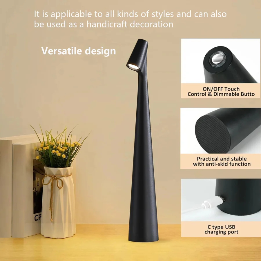 Skanto | Berøring Kontroll Leselys med Tri-Color Dimming