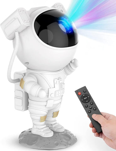 Starry Sky Astronaut | LED Galakse Prosjektor Nattlys for Soverom & Barn | Skanto