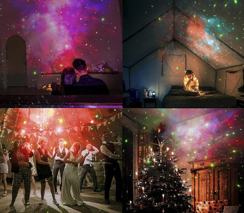 Starry Sky Astronaut | LED Galakse Prosjektor Nattlys for Soverom & Barn | Skanto