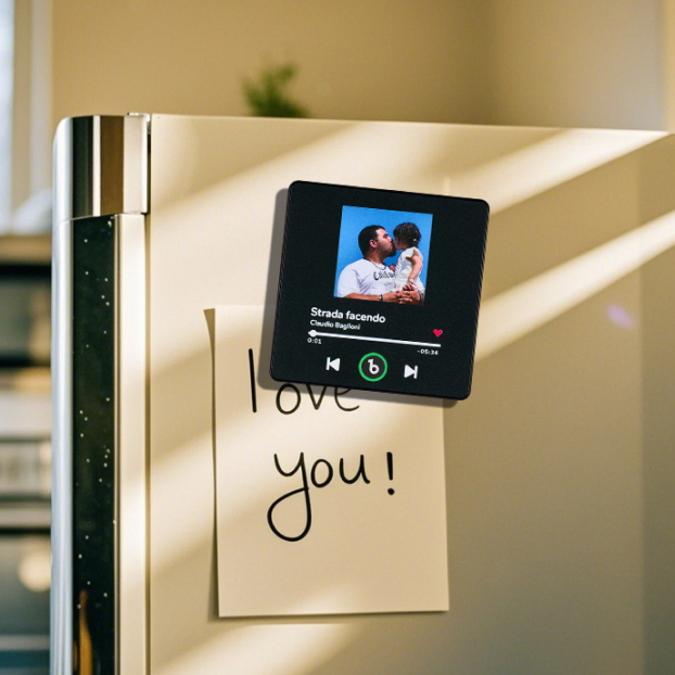 Personlig Musikk Foto Magnet | Perfekt Gave Som Varer Evig | Skanto