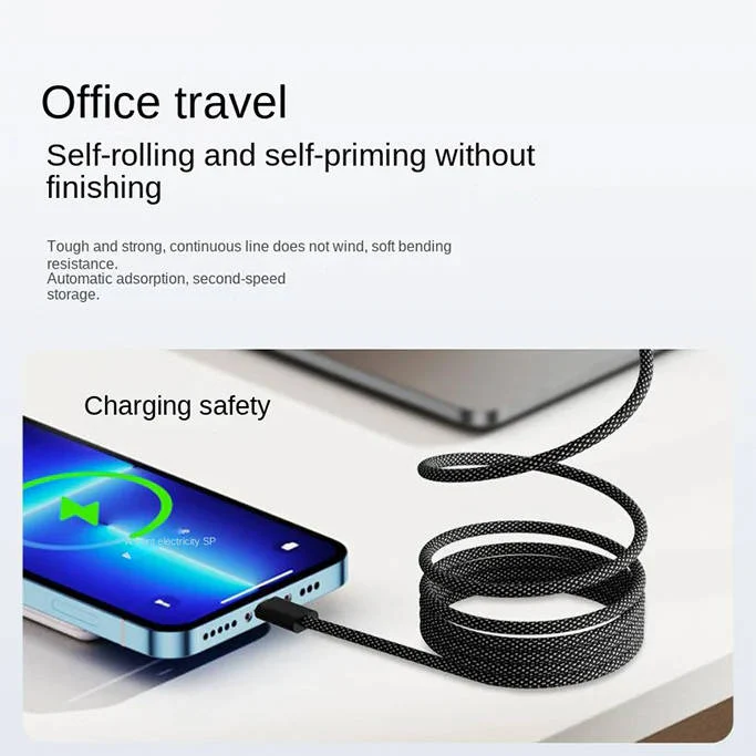 Skanto | Magnetisk Anti Floke Kabel Super Rask Lading