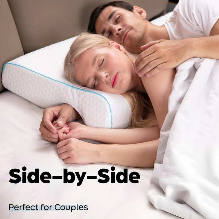 Orthopädisches Partnerkissen | Kuscheldesign mit Armtunnel | Minne-Schaum