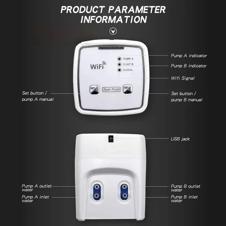 Skanto | WiFi Smart Automatisk Vanning for Planter oppe til 20 Potte