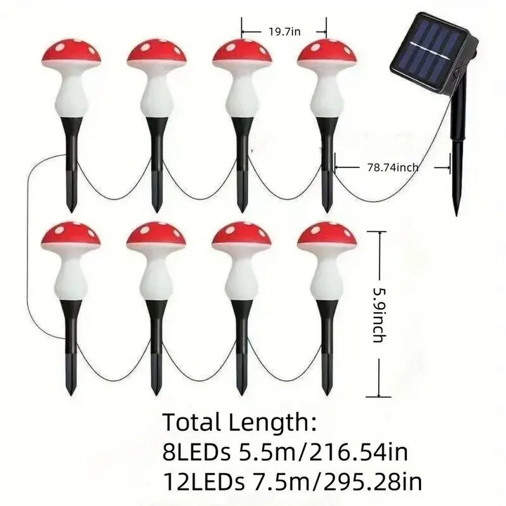 Skanto | LED solcelle lys utendørs dekorative