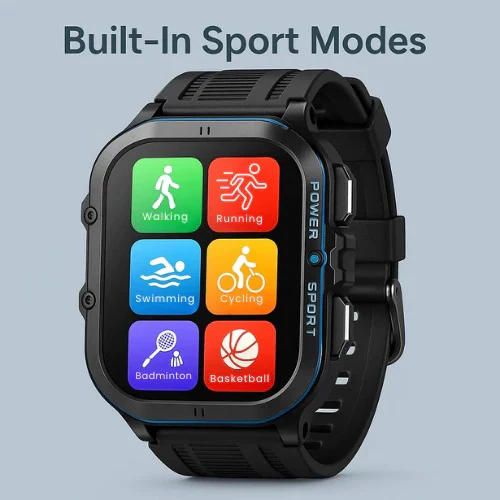 Skanto | Vanntett Smartklokke, Fitness Sporing, Bluetooth 5.0