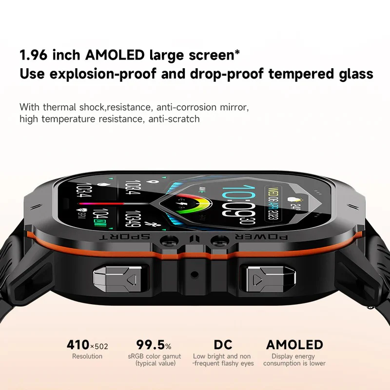 Skanto | Vanntett Smartklokke, Fitness Sporing, Bluetooth 5.0
