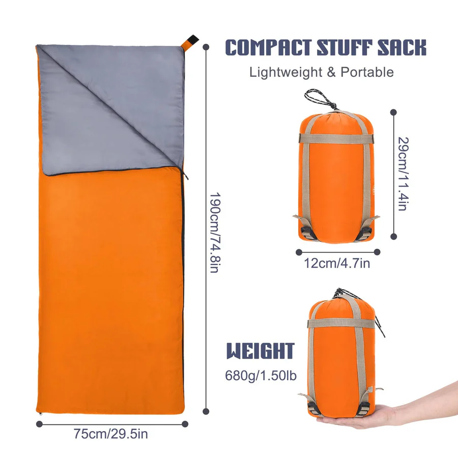 Ganzjahres-Campingschlafsack für Erwachsene