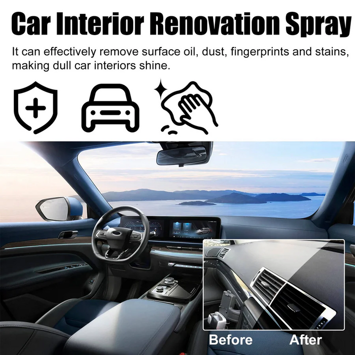 Skanto | Bilinteriør Rensespray, Multioverflateformel med UV-beskyttelse